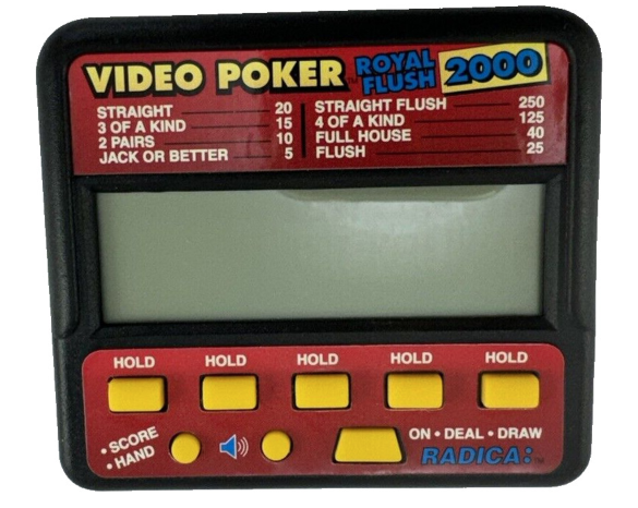 Radica Video Poker LCD game